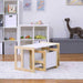 Avenlur Hanover convertible table chair and bench set in compact layout
