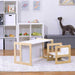 Avenlur Hanover table chair and bench set in a playroom setting
