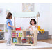 Avenlur Holly Wooden Market Stand – kids engaged in pretend market play