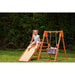Avenlur Juniper Folding Indoor Outdoor Playset – child playing on the structure
