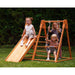 Avenlur Juniper Folding Indoor Outdoor Playset – kids using the slide outdoors