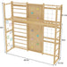Avenlur Monkey Bars for 95 in Modular Walnut dimensions diagram