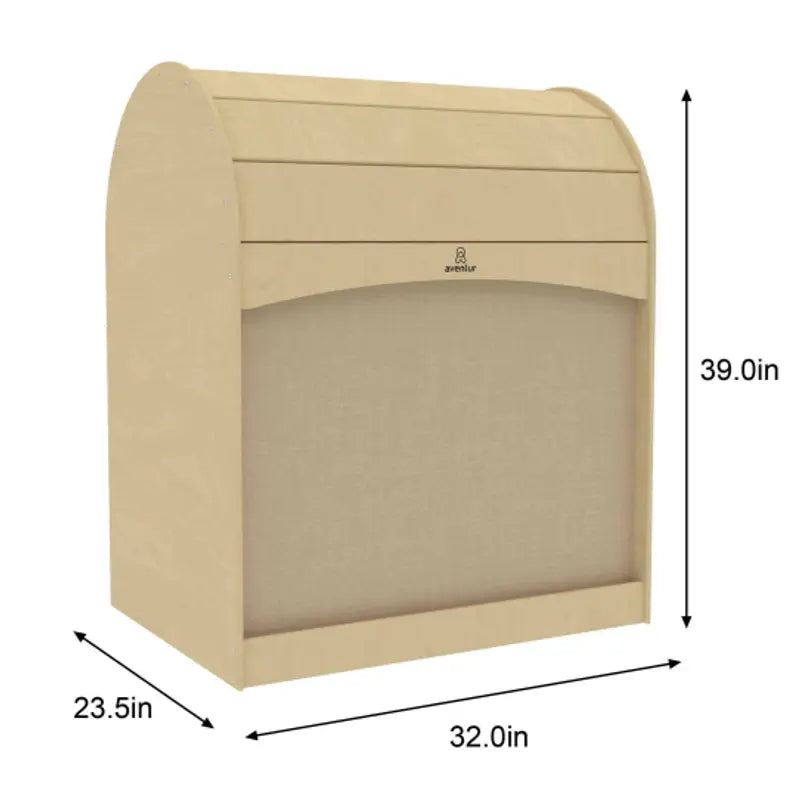 Nambar Montessori Reading Nook & Cozy Play Hideaway – curtain and cushion detail