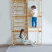 Neem | Swedish Ladder & Rope Wall - 79" Height with kids playing 