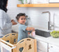 Avenlur Plum Foldable Kitchen Tower folding mechanism detail