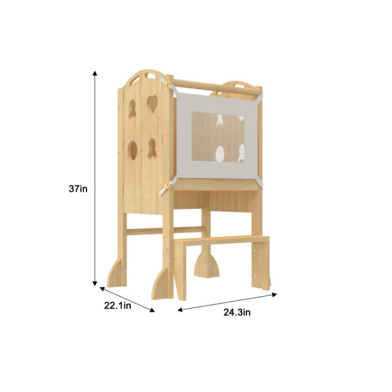 Avenlur Plum 3 in 1 Foldable Kitchen Tower dimensions