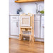Avenlur Plum 3 in 1 Foldable Kitchen Tower – kid using the tower for everyday routines
