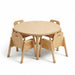 Maple Beginner Pikler Triangle and Rocker with chairs