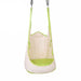 Avenlur sensory swing for wall climbers in cream and green fabric, climber not included
