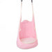Avenlur sensory swing for wall climbers in pink fabric, climber not included