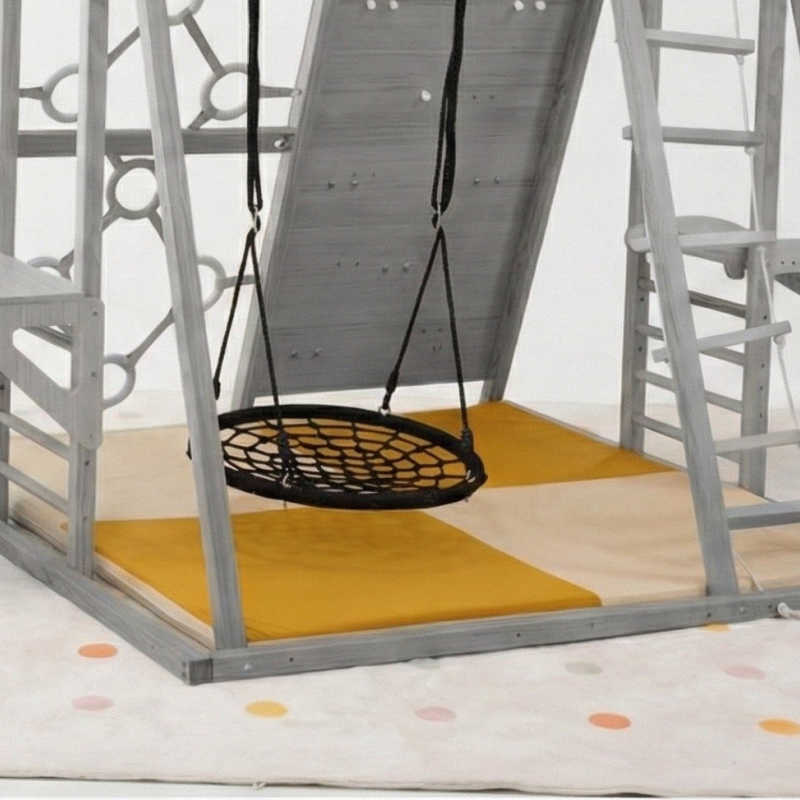 Avenlur sweetgum jumbo mat under playset
