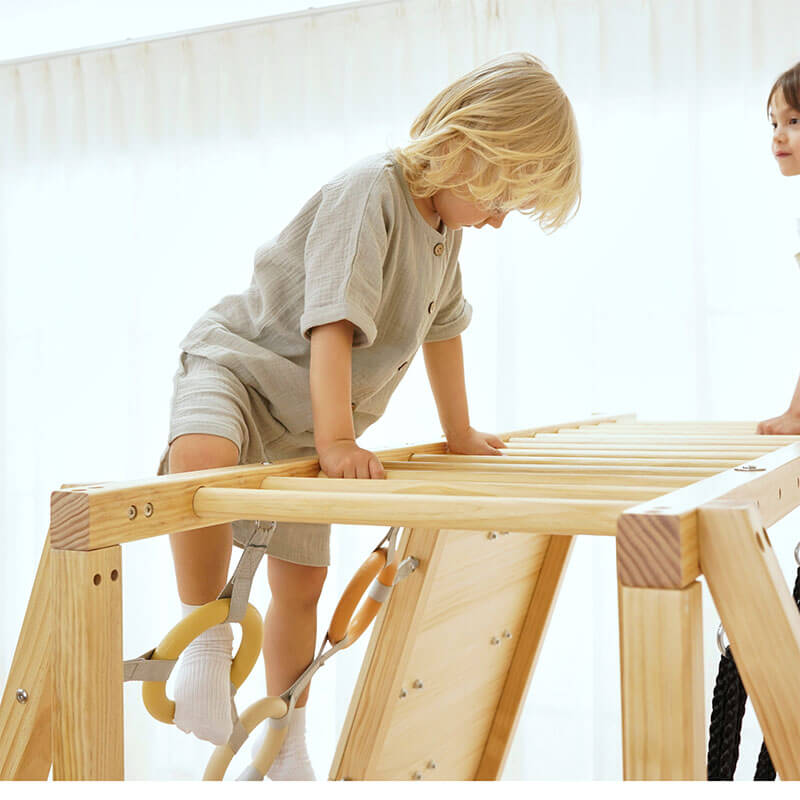 Eight ways to play on the Avenlur Sweetgum XL indoor sensory playset