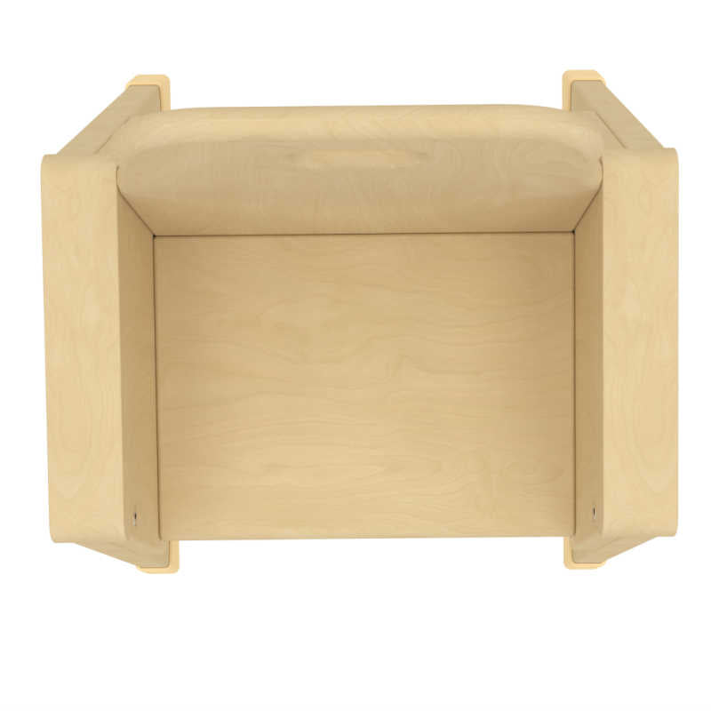 Avenlur Toddler Chair with 8 Inch Seat Height angled view