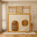 Avenlur Walnut Play Tent Add On for 94.5 in Standard – installed beneath compatible monkey bars