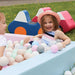 ball pit soft play with girls and ball pit