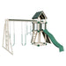 base camp 44 vinyl playset almond green front left