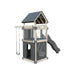 base camp 55 clubhouse vinyl playset almond gray back right
