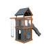 base camp 55 clubhouse vinyl playset chestnut wood gray back right