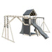 base camp 55 fitness vinyl playset almond gray front left