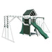 base camp 55 fitness vinyl playset white green front left