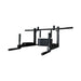 BenchK 2-in-1 Dip and Pull-Up Bar D8 – black D8 wall-mounted pull-up and dip unit isolated on white