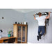 BenchK 2-in-1 Dip and Pull-Up Bar D8 – D8 mounted high for pull-ups in a home workout space