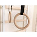 BenchK Gymnastics Accessories A204/A076 – A204 gymnastics rings hanging on compatible white wall bars sold separately