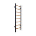 BenchK Wall Bars 200 – black wall bars with wood rungs