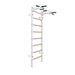 BenchK Wall Bars 221 – white 221 wall bars with fixed six-grip steel pull-up bar
