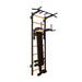 BenchK Wall Bars 223 – black 223 wall bars with fixed pull-up bar, dip station and workout bench