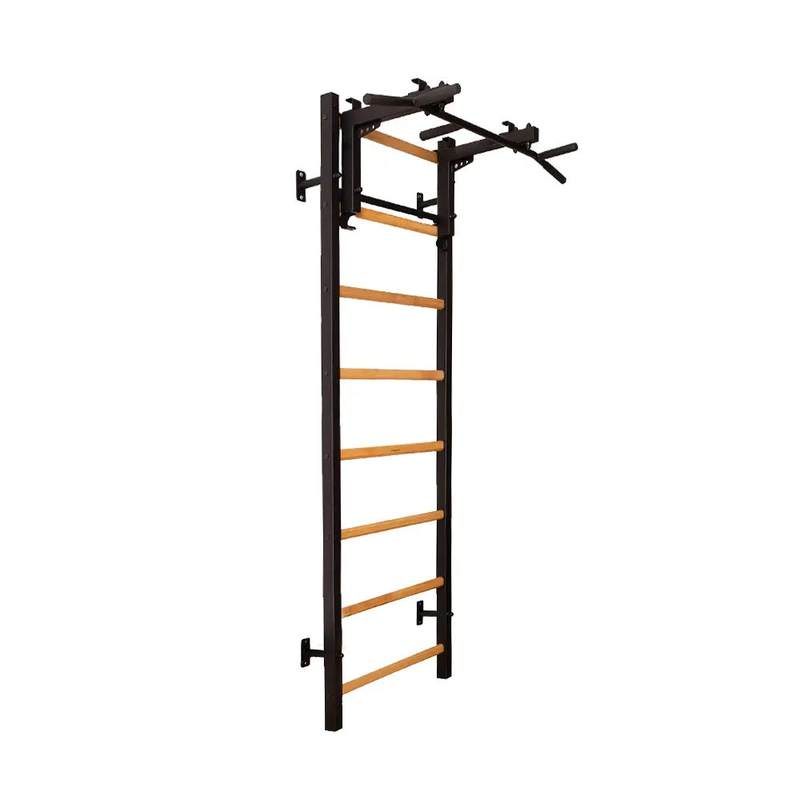BenchK Wall Bars 231 – black 231 wall bars with convertible steel pull-up bar
