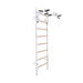 BenchK Wall Bars 231 – white 231 wall bars with convertible steel pull-up bar