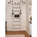 BenchK Wall Bars 232 – white wall bars installed in a room