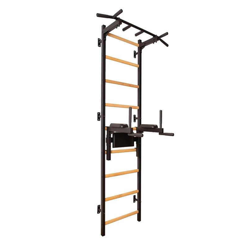 BenchK Wall Bars 722 – black wall bars shown from another angle