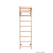 BenchK Wooden Wall Bars 111 – light beech wall bars shown without the gymnastics accessories