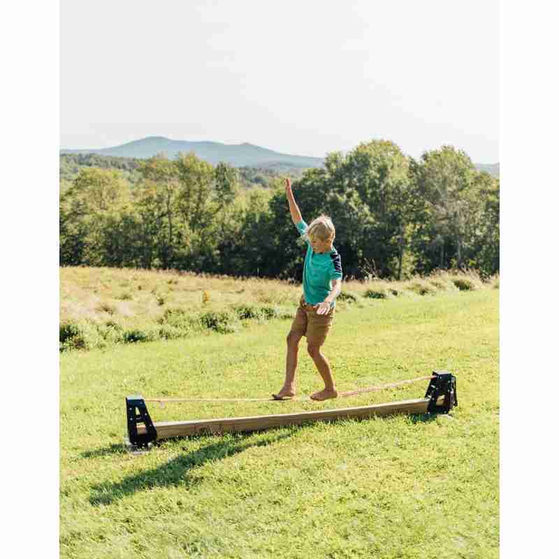Bijou Balance Brace backyard balance line setup