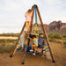 Bijou Monkey Business Swing Set – modular swing set in backyard