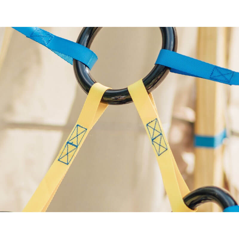 Close-up of Bijou Clamber Panel attachment hardware