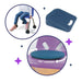 Student using movement tools from the BouncyBand Classroom Sensory Kit