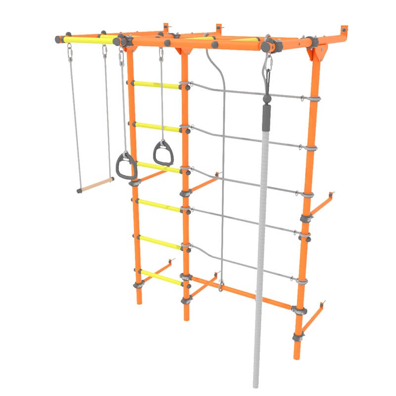 Brainrich Kids W3 Orange Montessori Play Gym Corner View