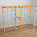 Brainrich Wall Mounted Play Gym W3 Max in Orange Climbing Frame