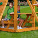 Chateau Swing Set – built-in picnic table