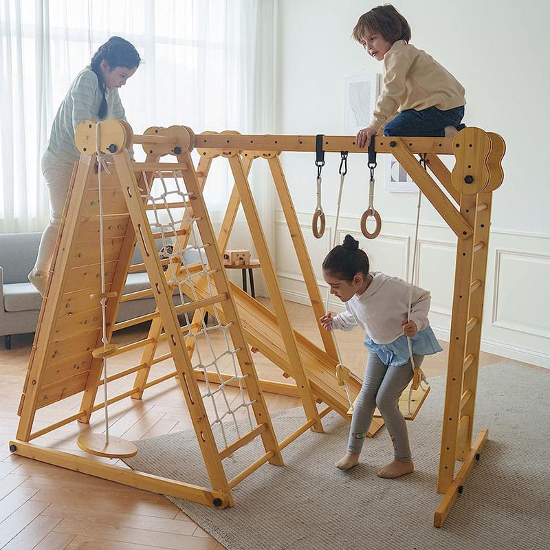 chestnut_outdoor_and_indoor_8_in_1_jungle_gym_for_toddlers_playset_kids_playing_indoor