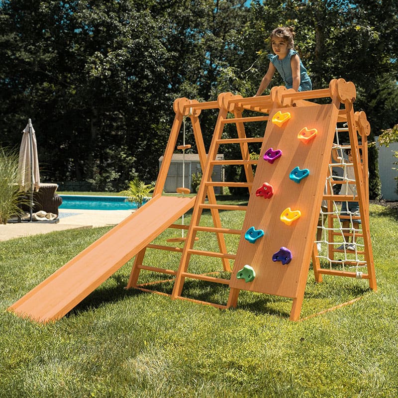 chestnut_outdoor_and_indoor_8_in_1_jungle_gym_for_toddlers_playset_side_angle_view