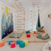 Children's Home Gym – Alaska climbing wall with bars ropes and optional room accessories
