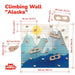 Children's Home Gym – Alaska climbing wall dimension diagram