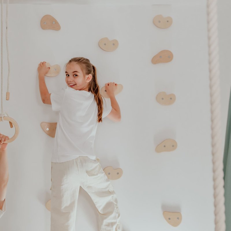 Climbing Holds – kid climbing assorted wall-mounted holds