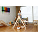 climbing triangle with boy on top