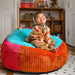 CordaRoy's Bambino Kids Chair – child relaxing in Bambino chair