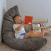 CordaRoy's Moon Pillow - Terry Corduroy – Gray Moon Pillow alternate view